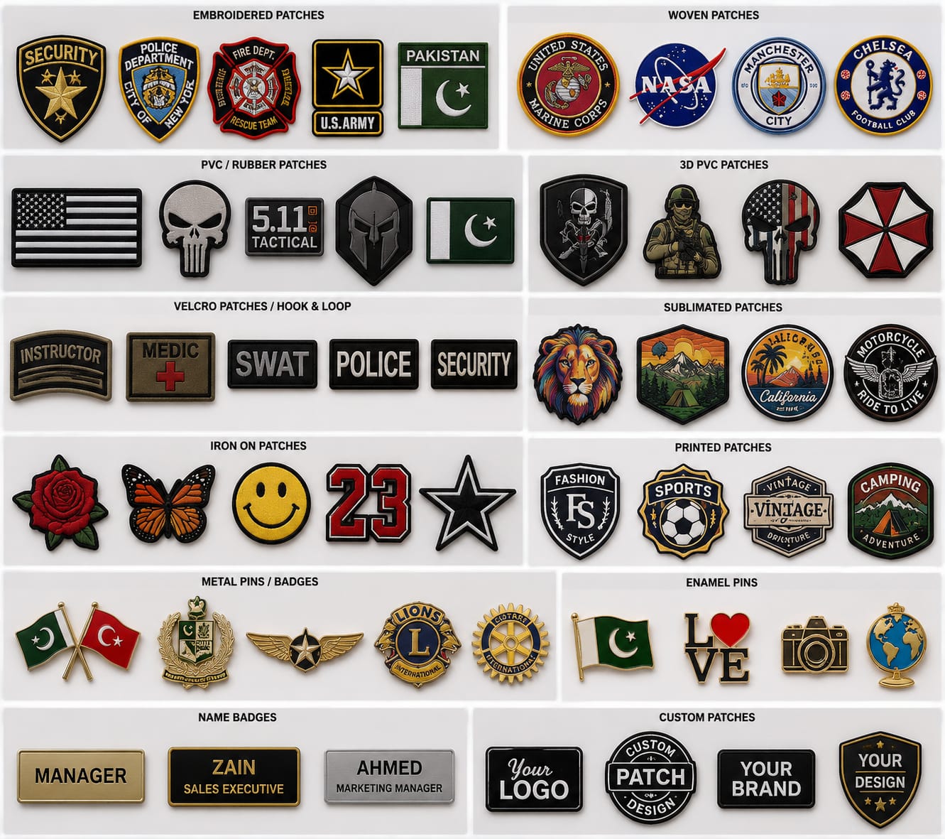 Badges and patches products 1