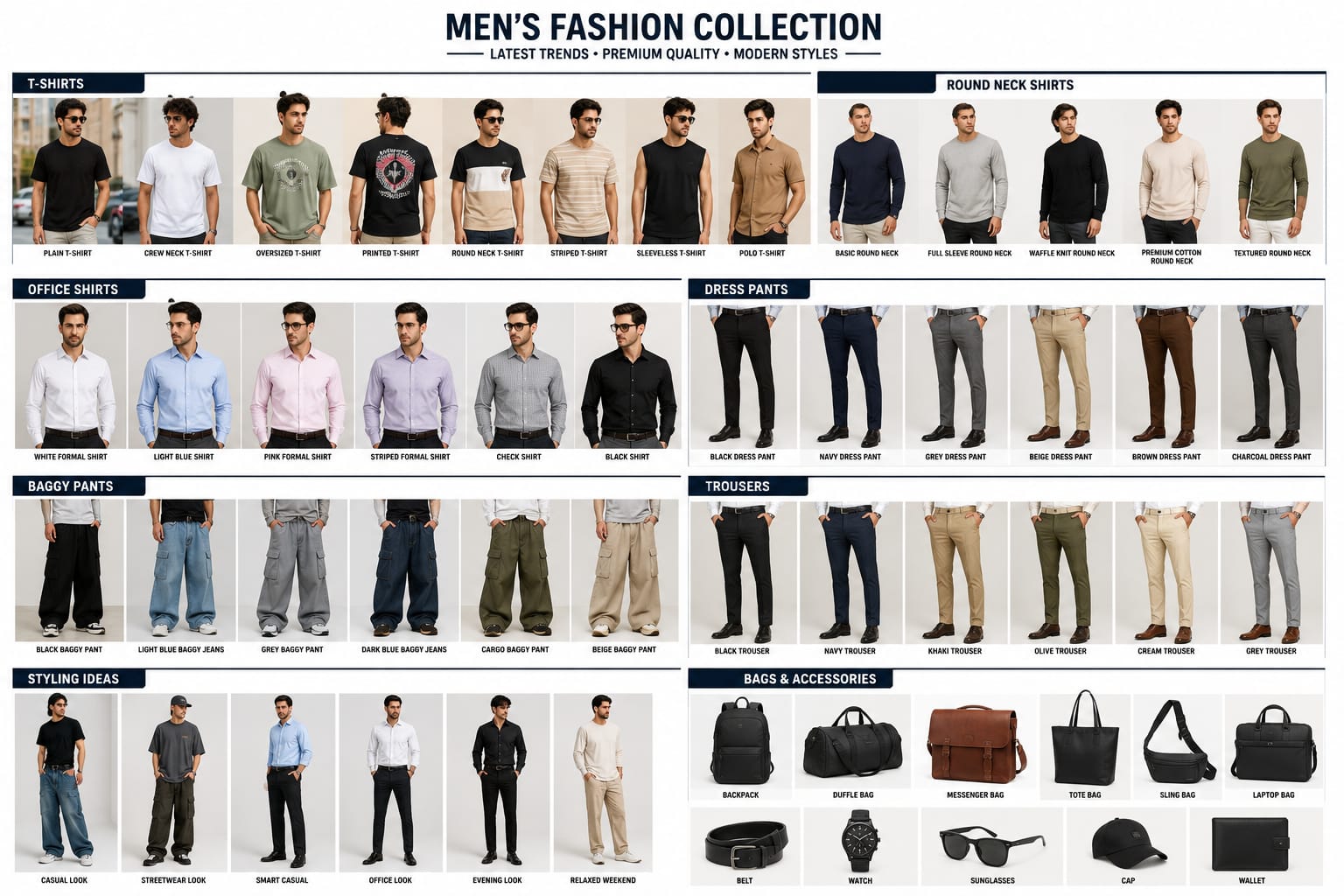 Men's garments products 1